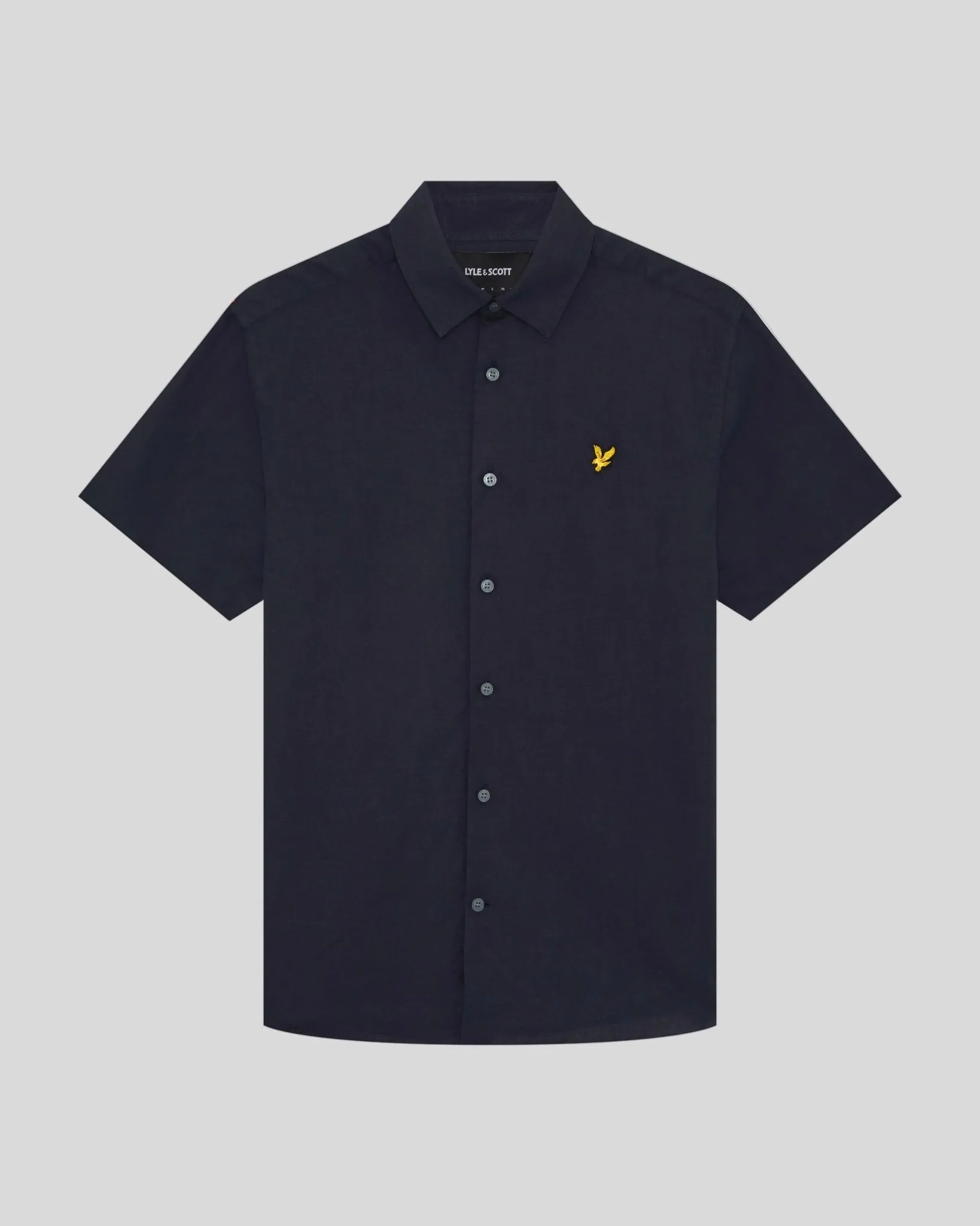 Short Sleeve Linen Blend Shirt sold by Lyle & Scott product image thumbnail 5
