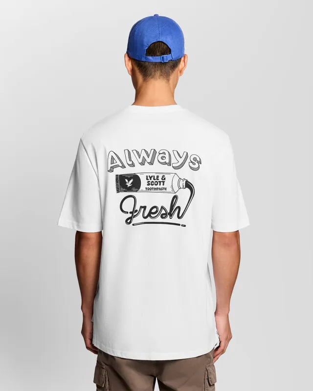 Back Print Graphic T-Shirt made by Lyle & Scott