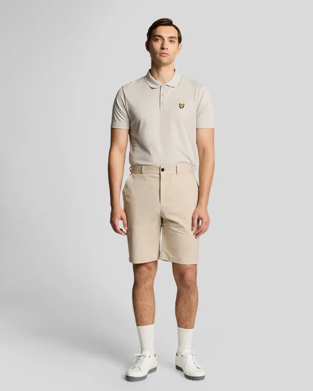 Course Stretch Chino Shorts made by Lyle & Scott