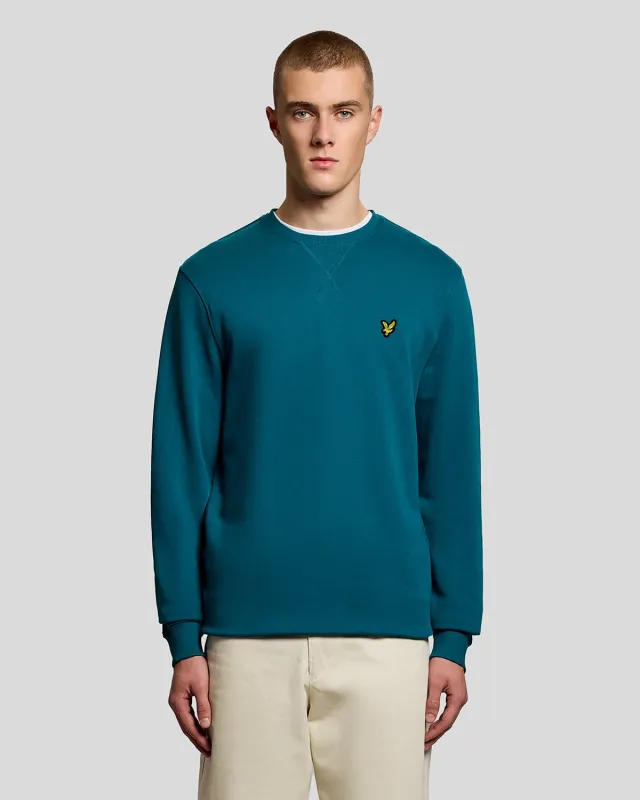 Cotton Crew Neck Sweatshirt made by Lyle & Scott
