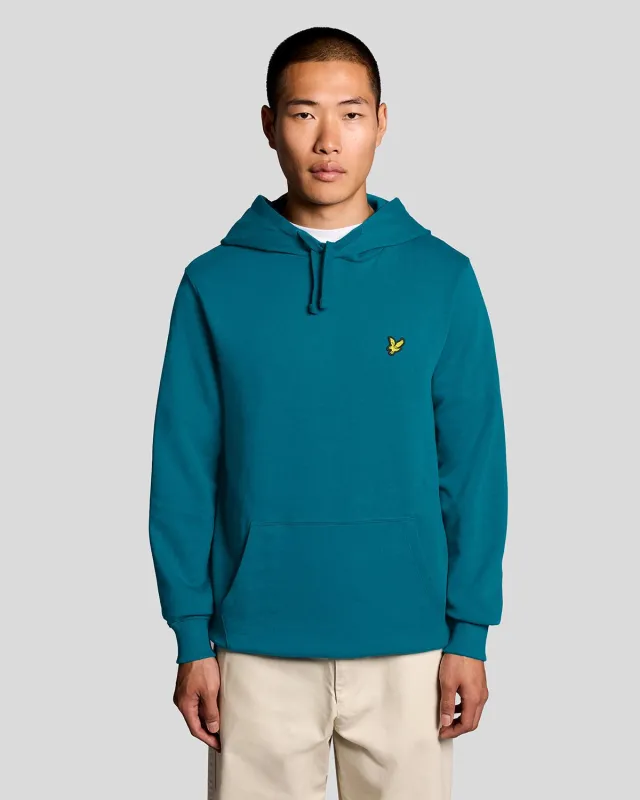 Loopback Cotton Hoodie made by Lyle & Scott