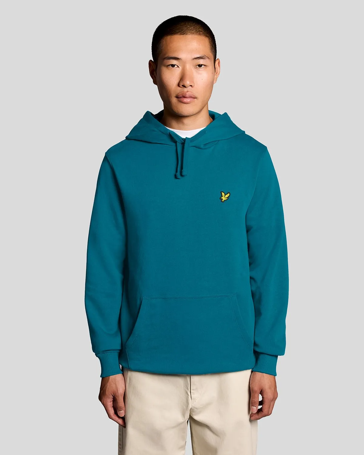 Loopback Cotton Hoodie sold by Lyle & Scott