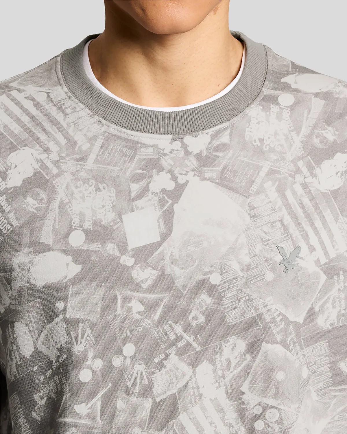 Industrial Graphic Sweatshirt sold by Lyle & Scott product image thumbnail 3