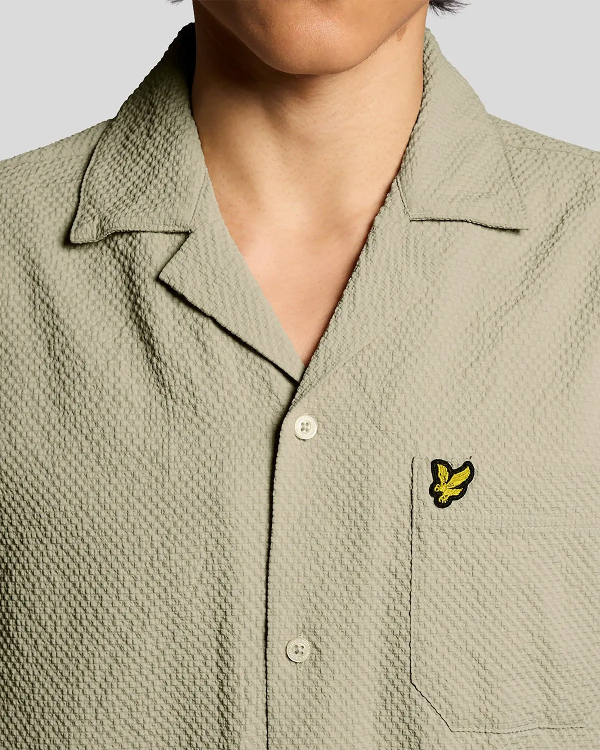 Short Sleeve Crinkle Resort Shirt sold by Lyle & Scott product image thumbnail 3