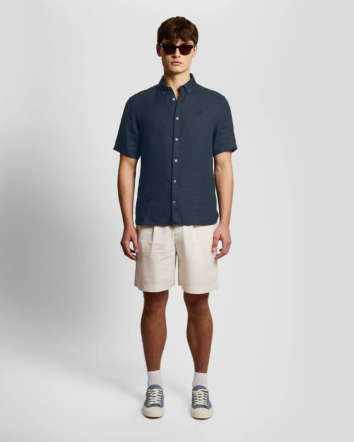 Short Sleeve Linen Shirt sold by Lyle & Scott product image thumbnail 2
