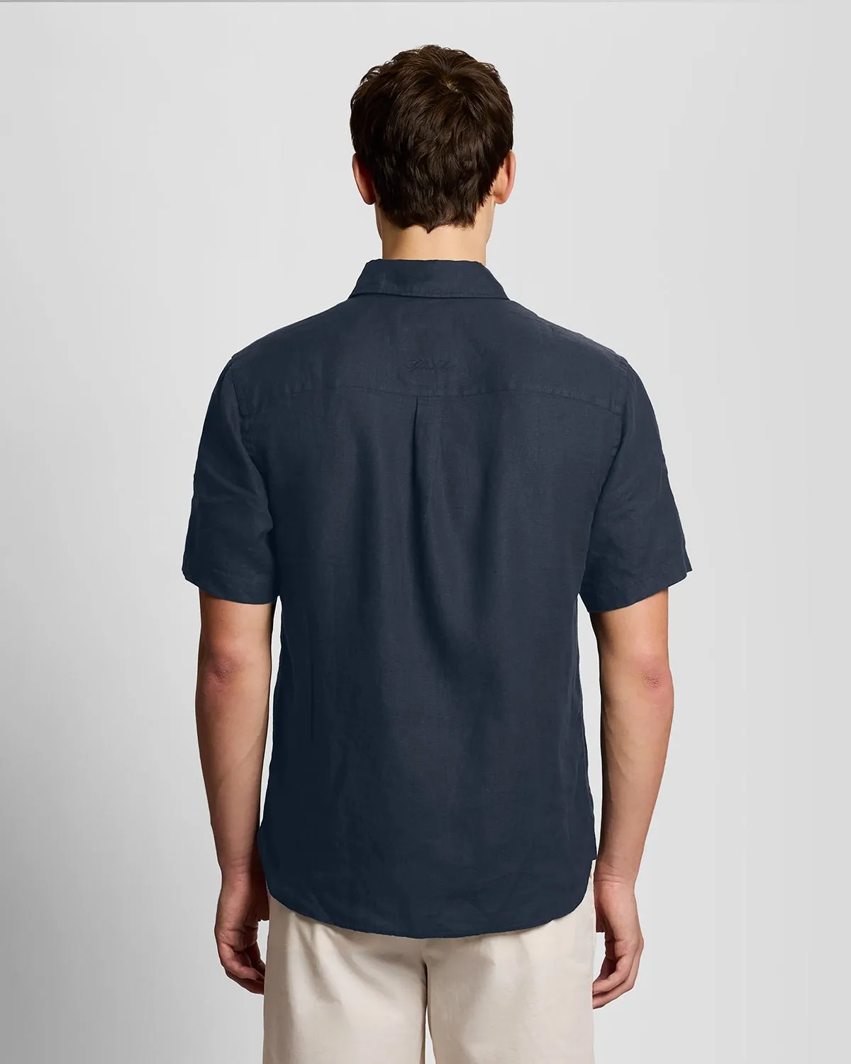 Short Sleeve Linen Shirt sold by Lyle & Scott product image thumbnail 4