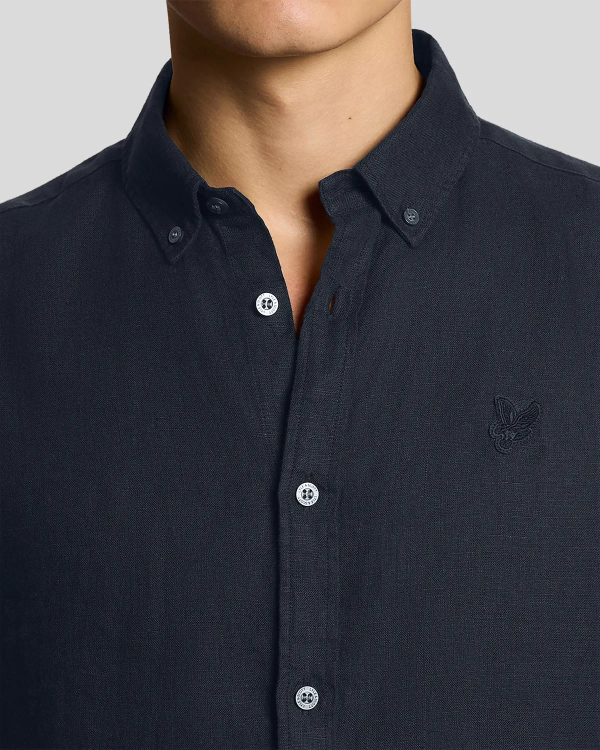 Short Sleeve Linen Shirt sold by Lyle & Scott product image thumbnail 3