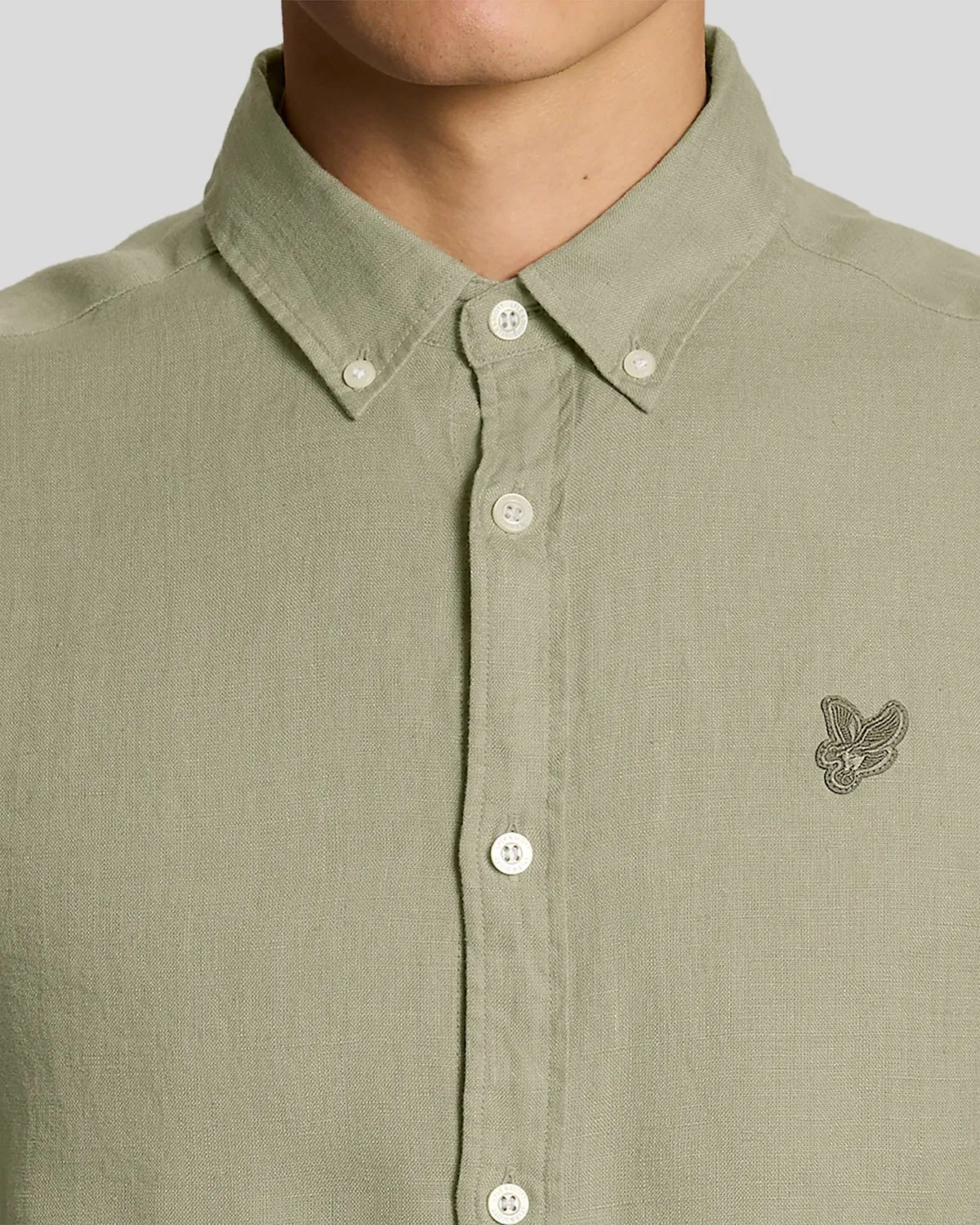 Short Sleeve Linen Shirt sold by Lyle & Scott product image thumbnail 3