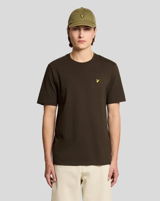 Cotton Crew Neck T-Shirt made by Lyle & Scott
