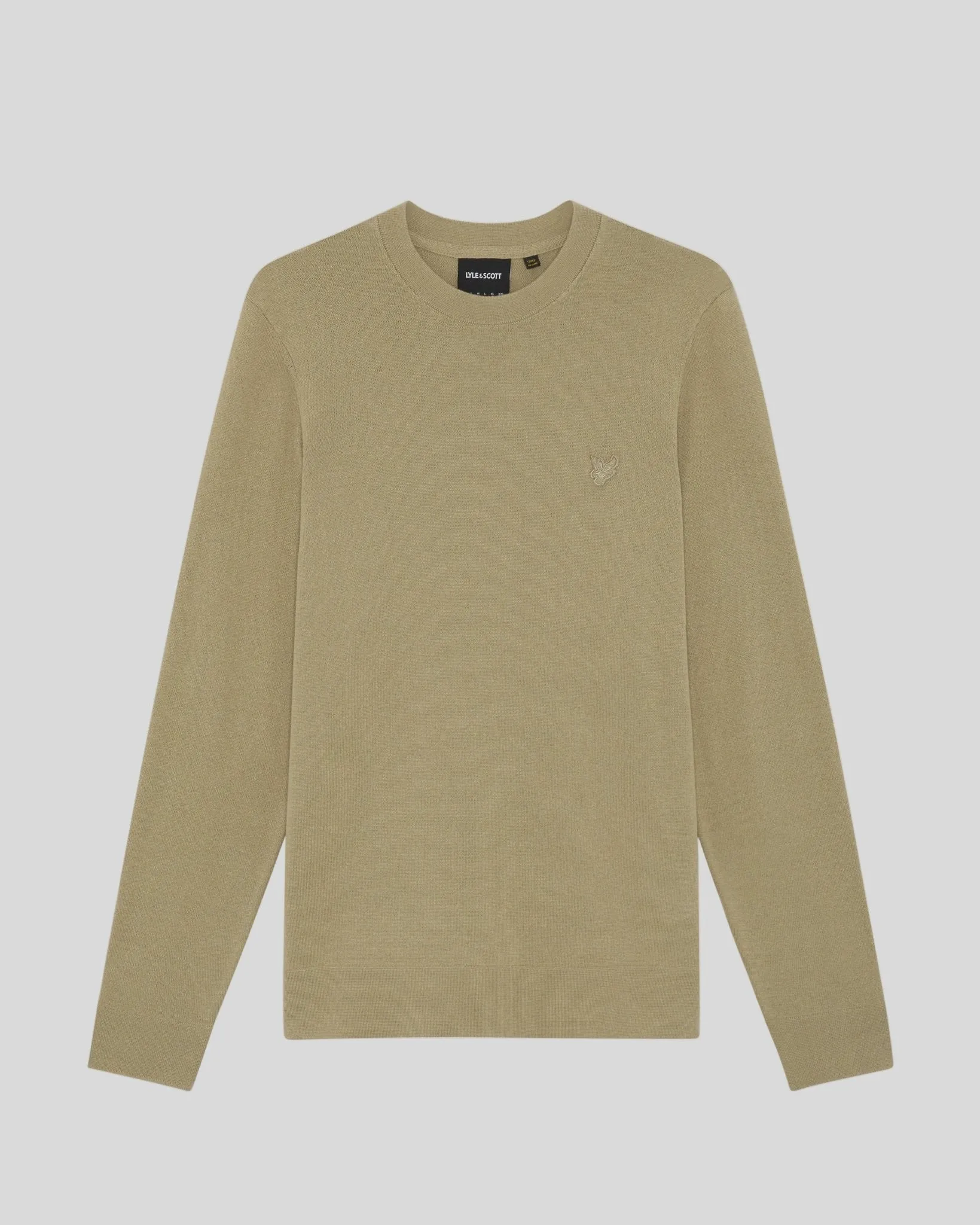 Superfine Cotton Crew Neck Jumper sold by Lyle & Scott product image thumbnail 5