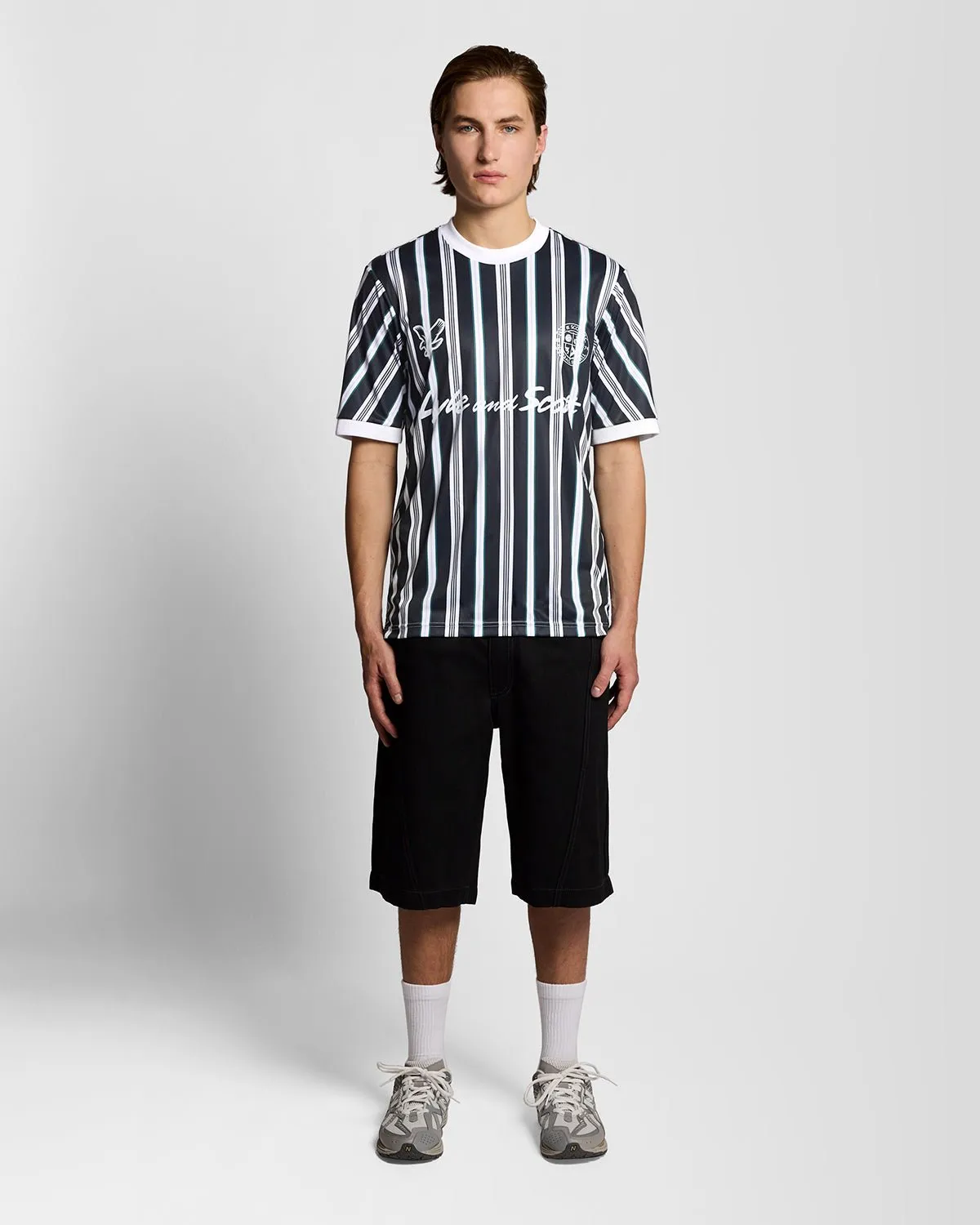 Prep Stripe Football Shirt sold by Lyle & Scott product image thumbnail 2