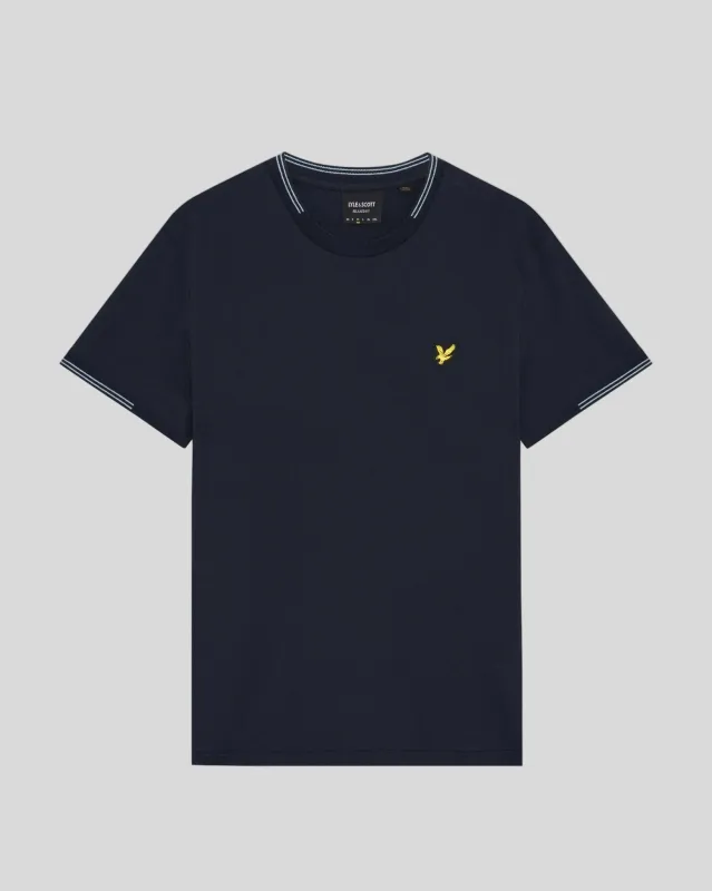 Fine Cotton Tipped T-Shirt made by Lyle & Scott
