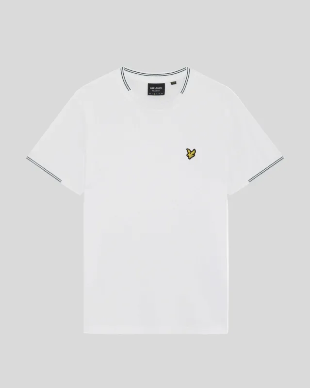Fine Cotton Tipped T-Shirt made by Lyle & Scott