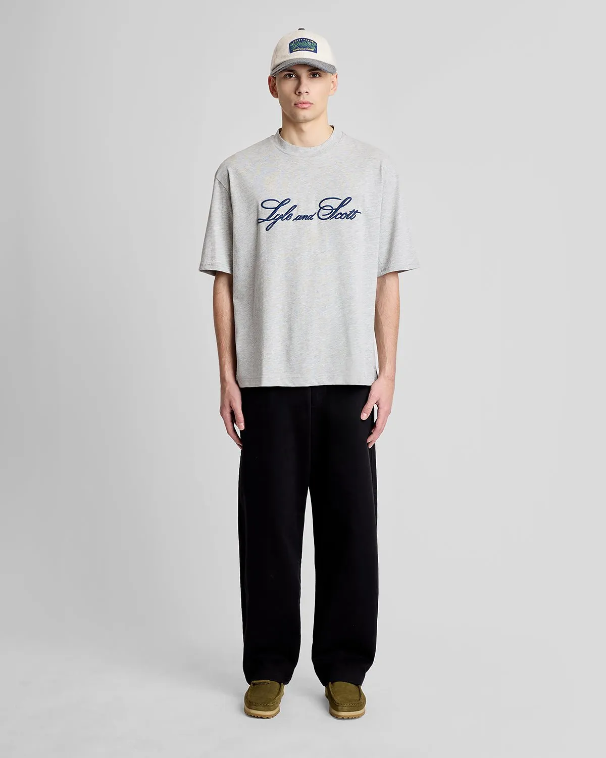 Script Logo Crew Neck T-Shirt sold by Lyle & Scott product image thumbnail 2