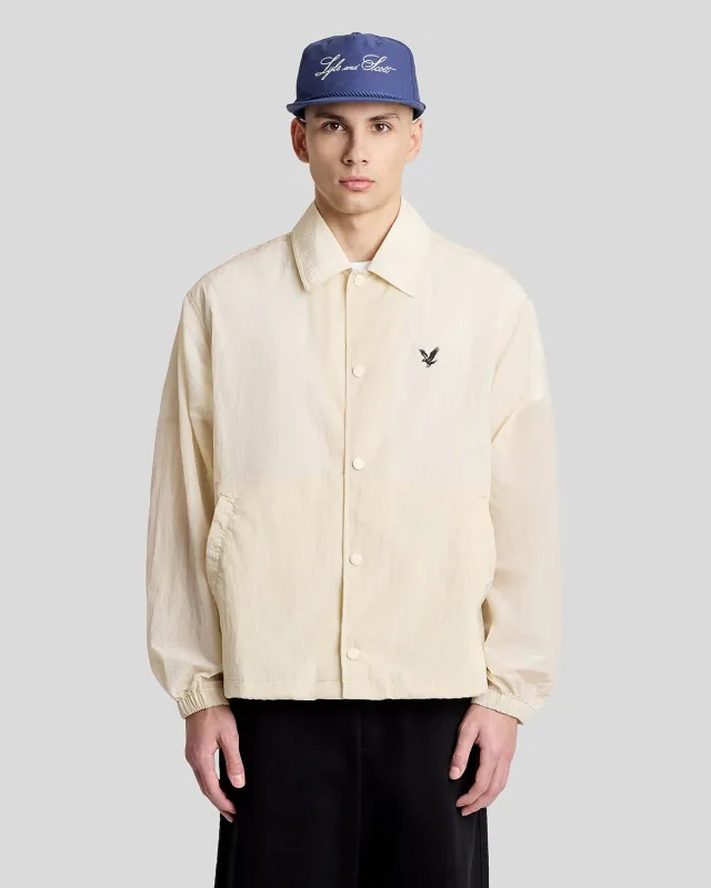 Translucent Coach Jacket made by Lyle & Scott