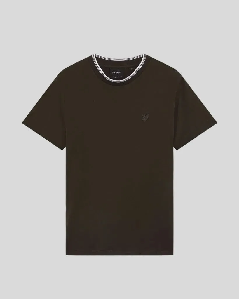 Superfine Cotton Tipped T-Shirt sold by Lyle & Scott