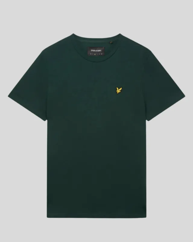 Cotton Crew Neck T-Shirt made by Lyle & Scott
