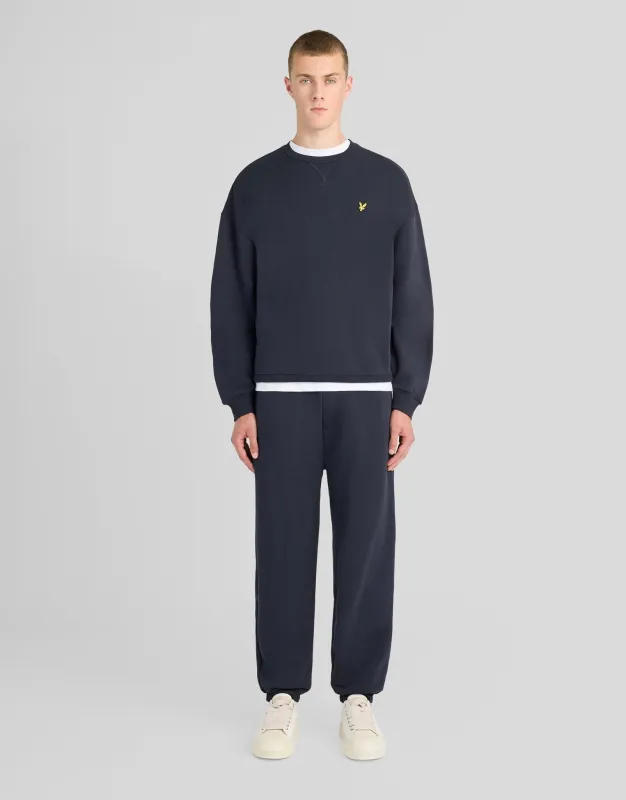 Heavyweight Loopback Cotton Joggers made by Lyle & Scott