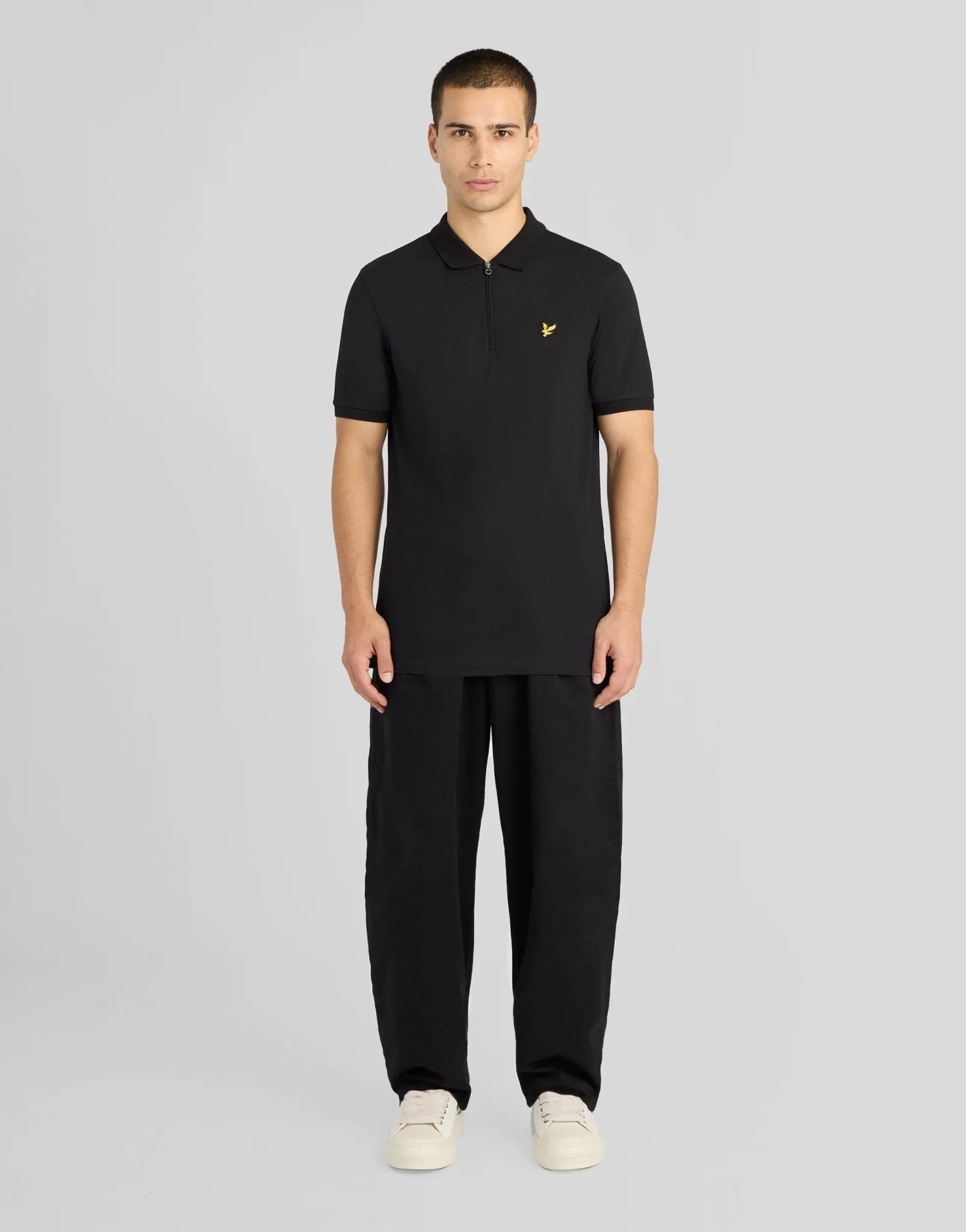 1/4 Zip Short Sleeve Polo Shirt sold by Lyle & Scott product image thumbnail 2