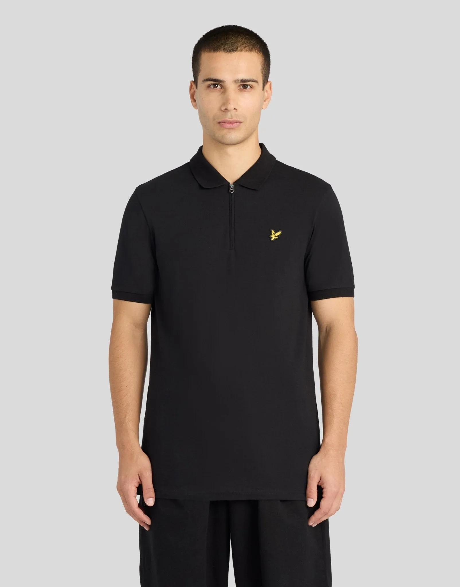 1/4 Zip Short Sleeve Polo Shirt sold by Lyle & Scott