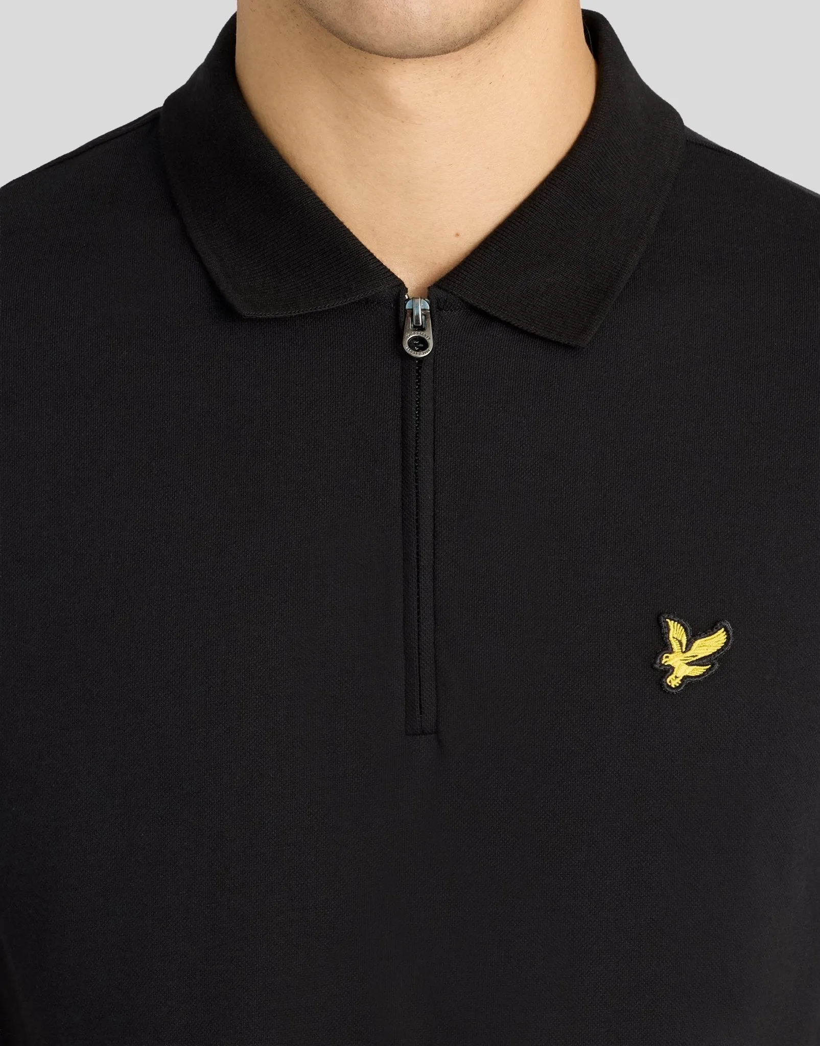 1/4 Zip Short Sleeve Polo Shirt sold by Lyle & Scott product image thumbnail 3