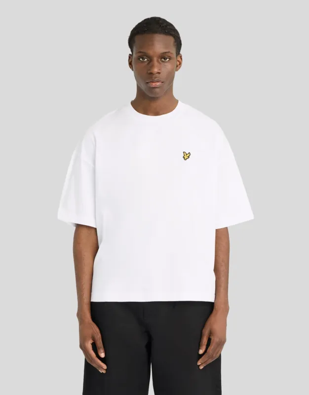 Boxy Cotton T-Shirt made by Lyle & Scott