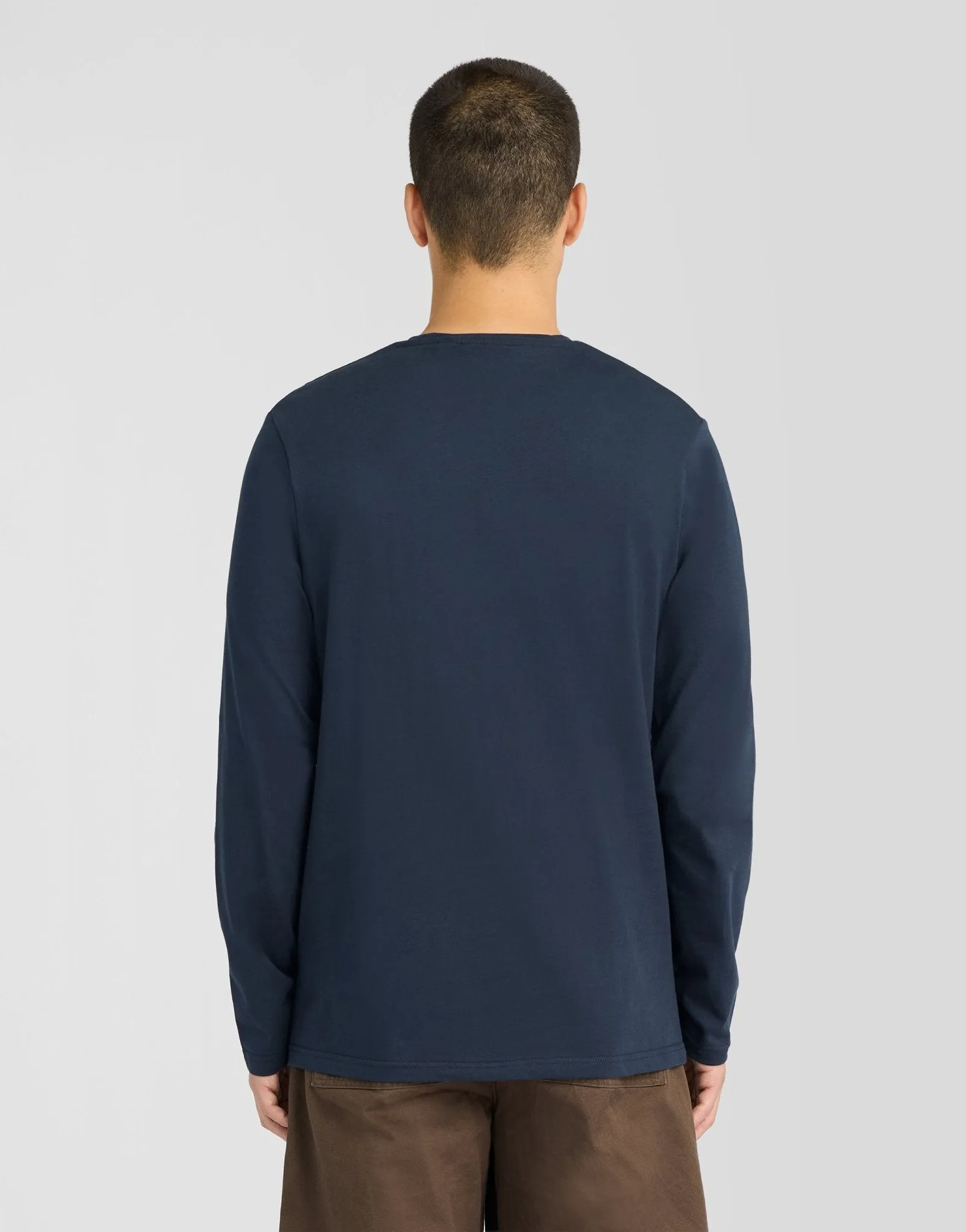 Boxy Long Sleeve Cotton T-Shirt sold by Lyle & Scott product image thumbnail 4
