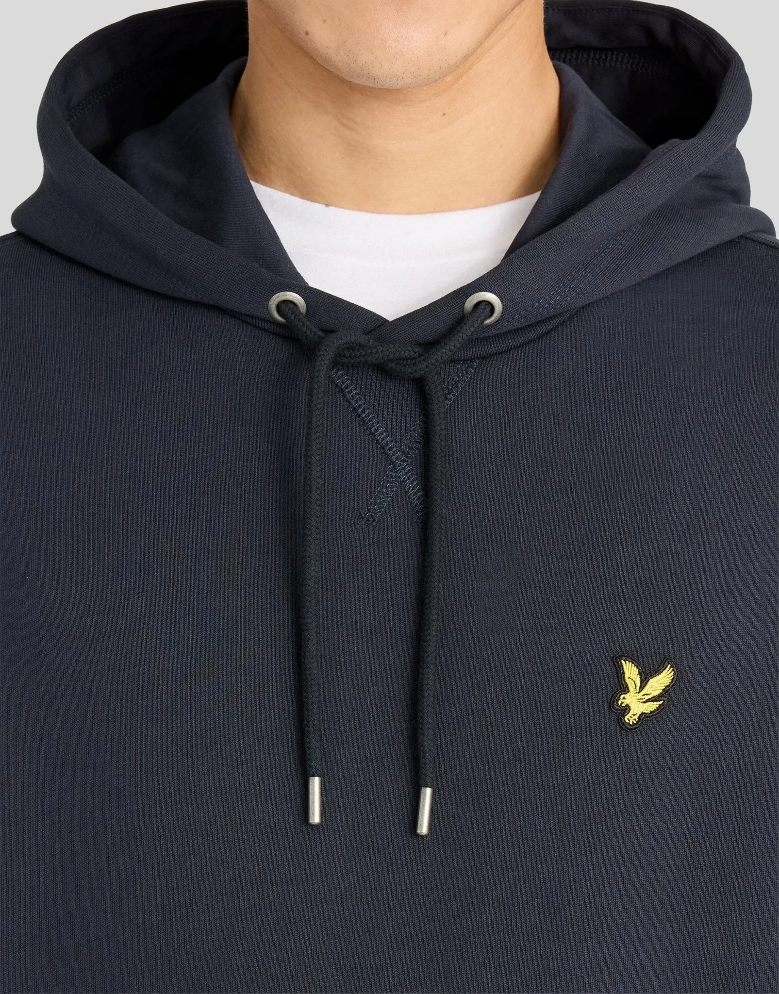 Heavyweight Loopback Cotton Hoodie sold by Lyle & Scott product image thumbnail 3
