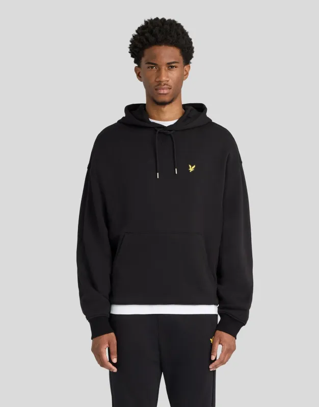 Heavyweight Loopback Cotton Hoodie made by Lyle & Scott