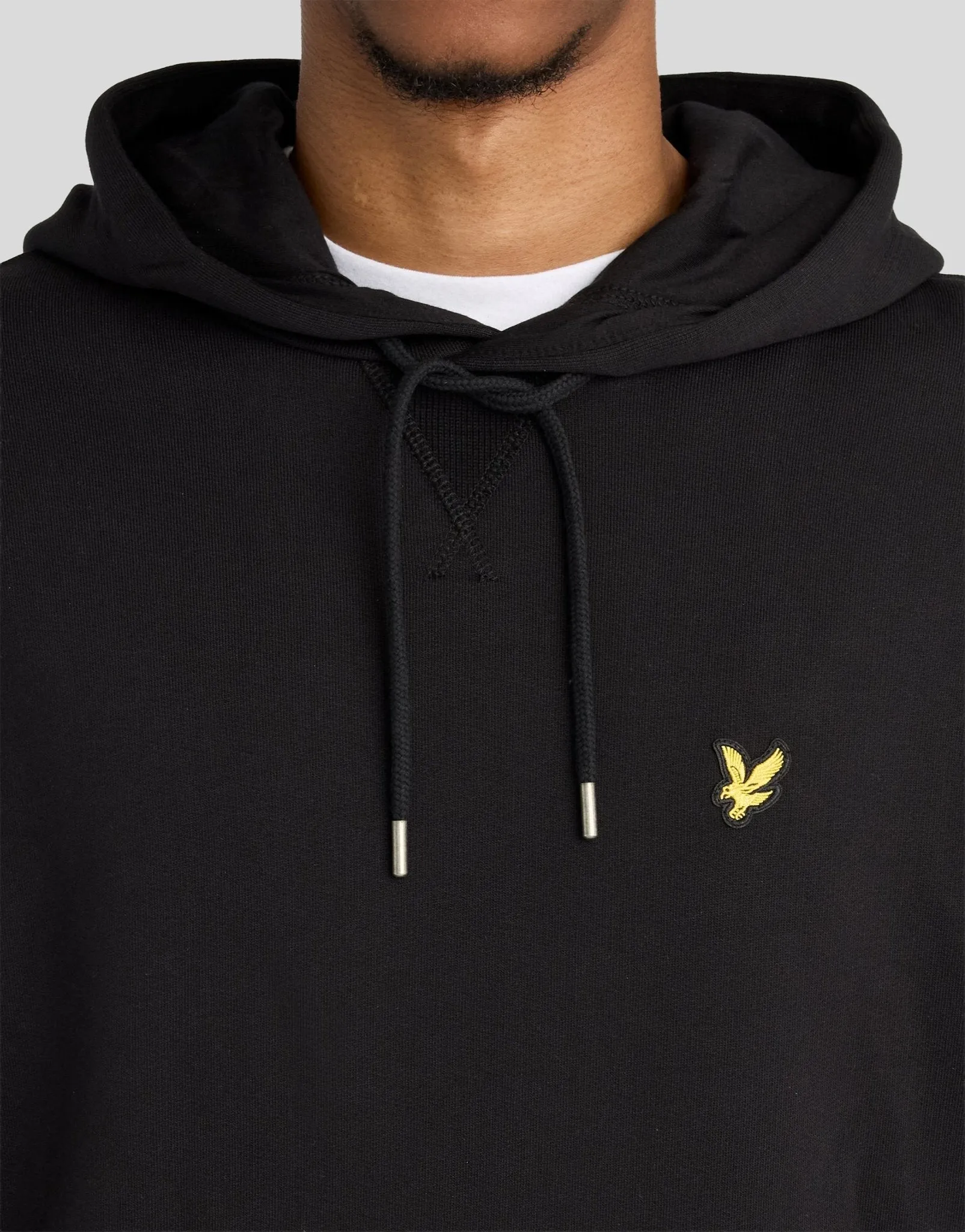 Heavyweight Loopback Cotton Hoodie sold by Lyle & Scott product image thumbnail 3