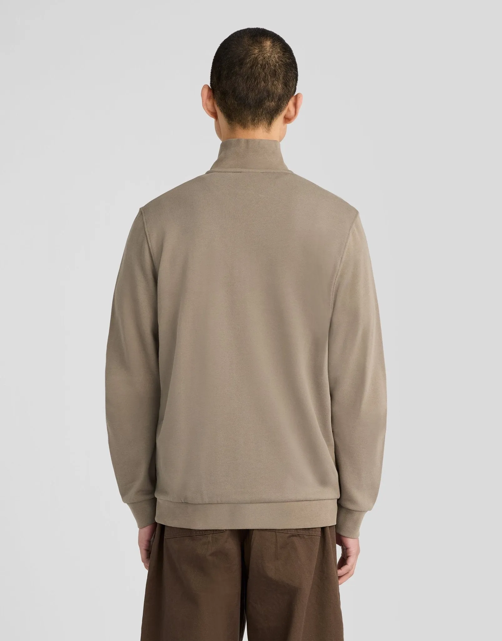 Cotton Loopback 1/4 Zip Sweatshirt sold by Lyle & Scott product image thumbnail 4