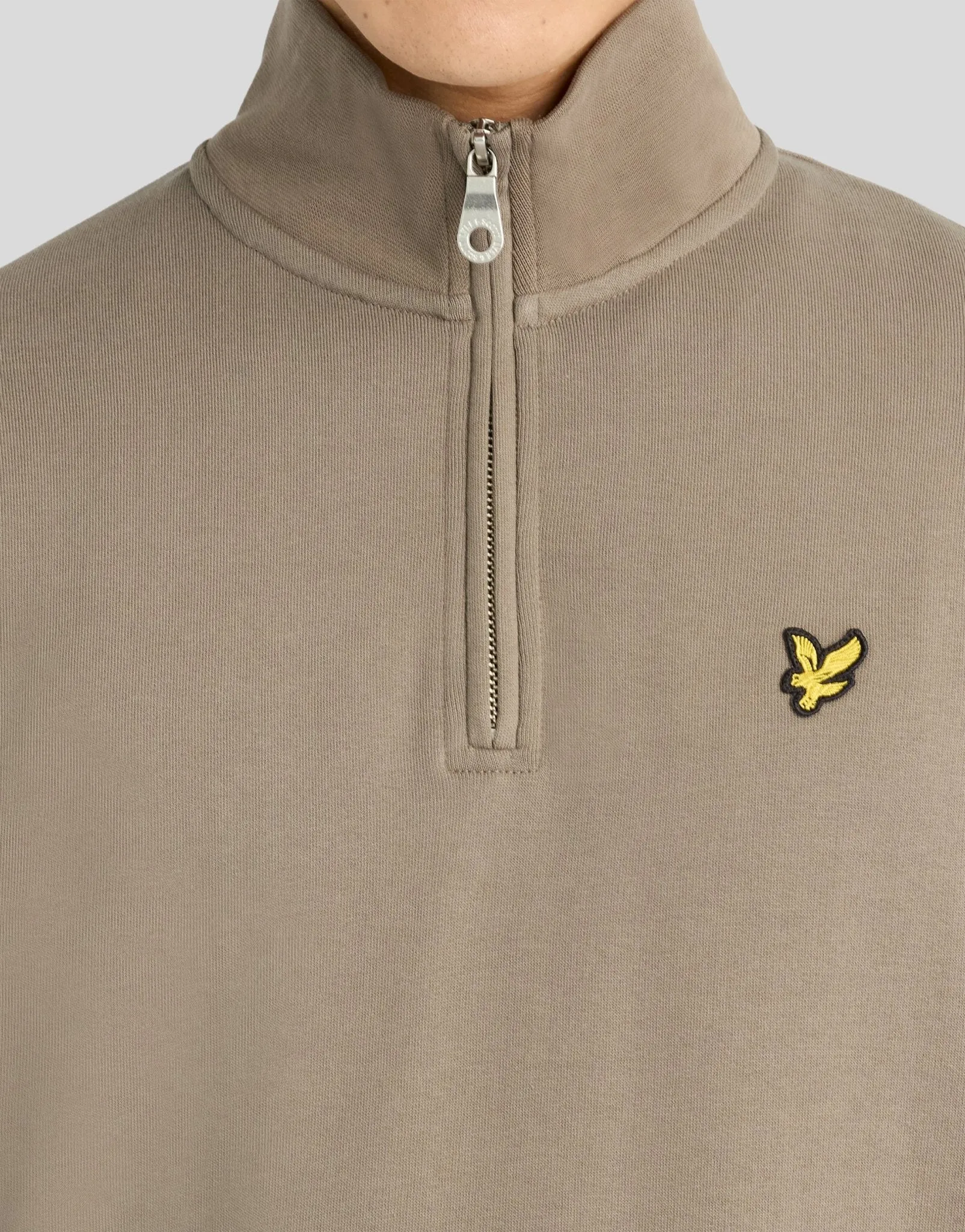 Cotton Loopback 1/4 Zip Sweatshirt sold by Lyle & Scott product image thumbnail 3