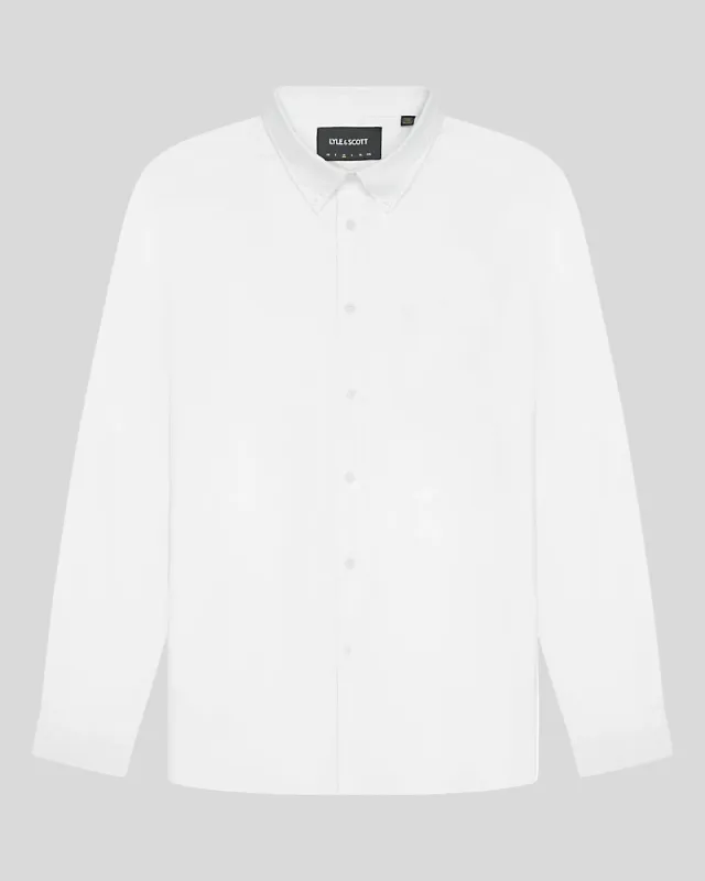 Tonal Button Down Oxford Shirt made by Lyle & Scott