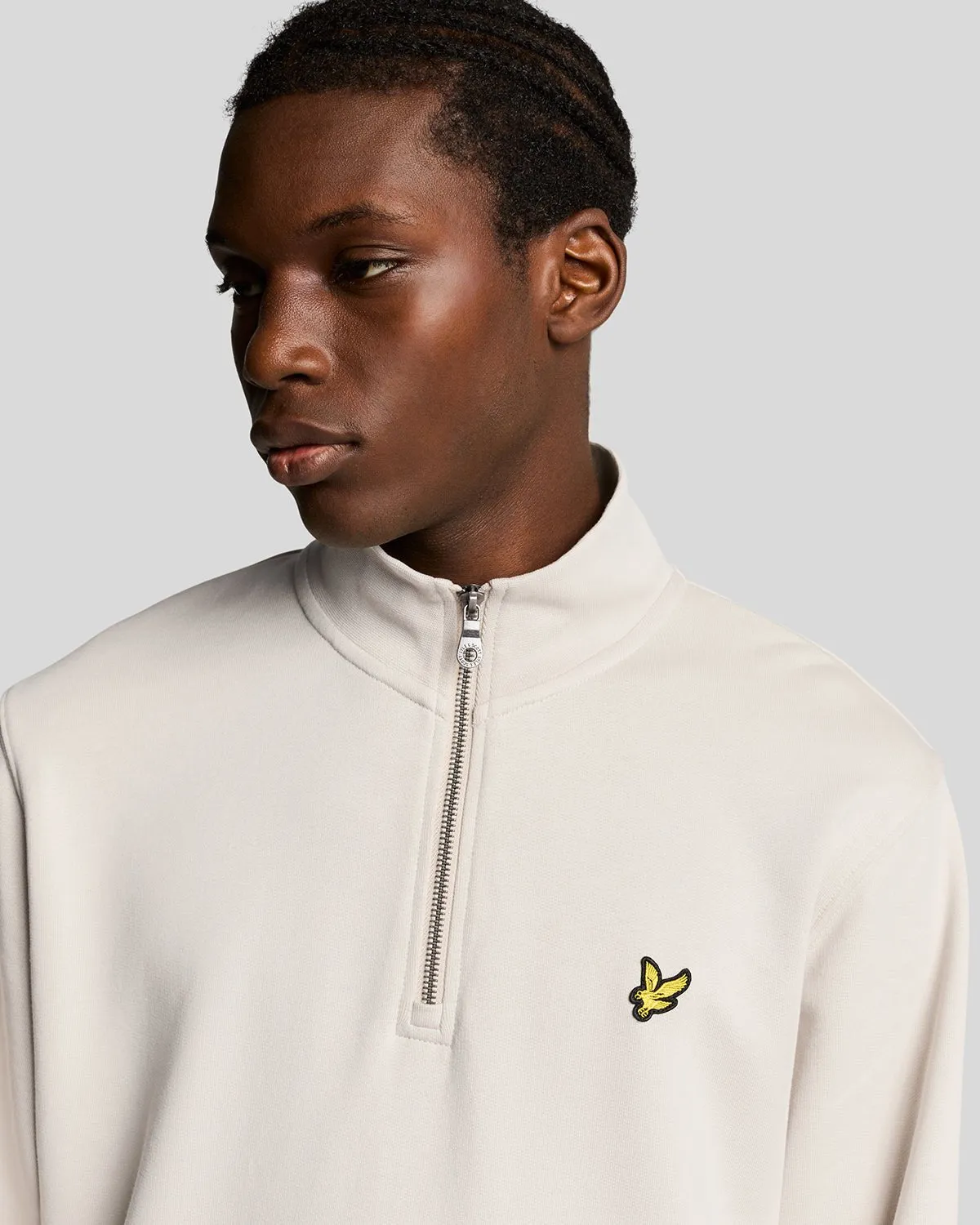 Cotton Loopback 1/4 Zip Sweatshirt sold by Lyle & Scott product image thumbnail 4