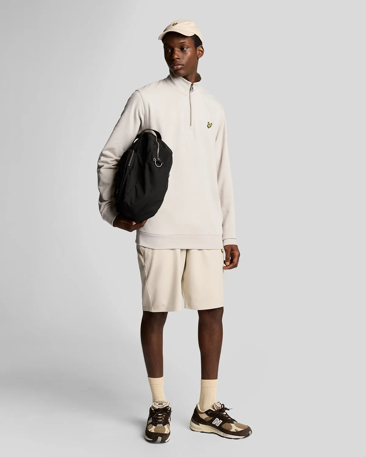 Cotton Loopback 1/4 Zip Sweatshirt sold by Lyle & Scott product image thumbnail 2