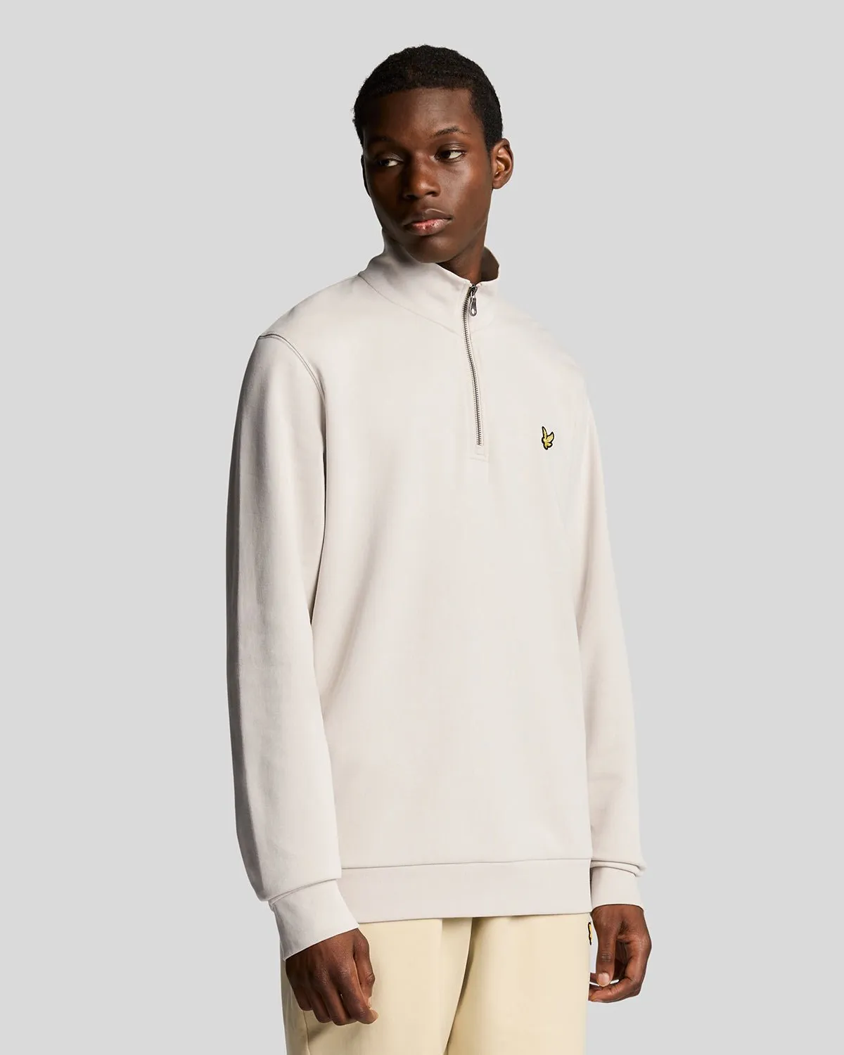 Cotton Loopback 1/4 Zip Sweatshirt sold by Lyle & Scott