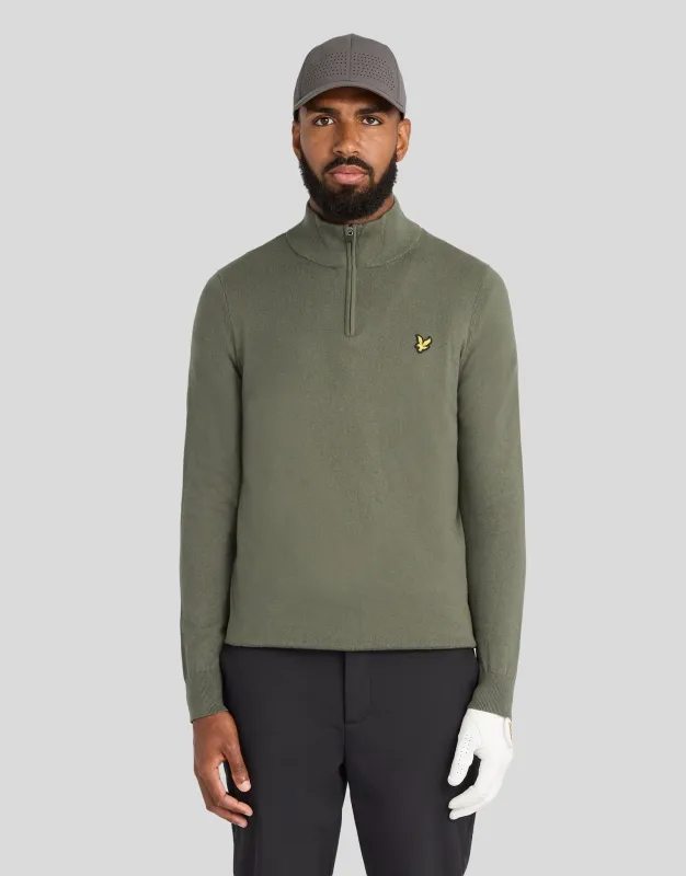 Performance 1/4 Zip Jumper made by Lyle & Scott