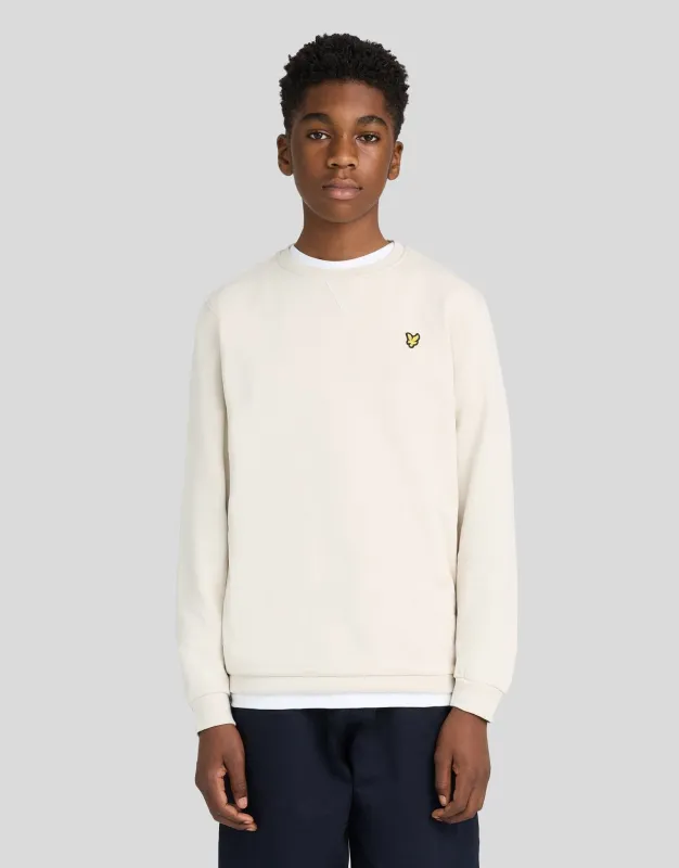 Cotton Crew Neck Sweatshirt made by Lyle & Scott