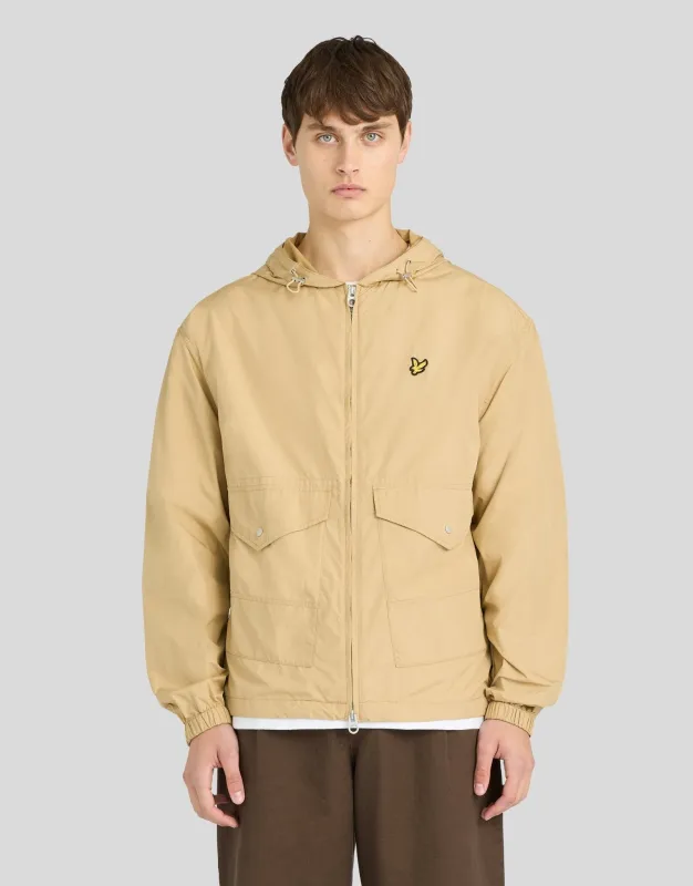Lightweight Hooded Utility Jacket made by Lyle & Scott