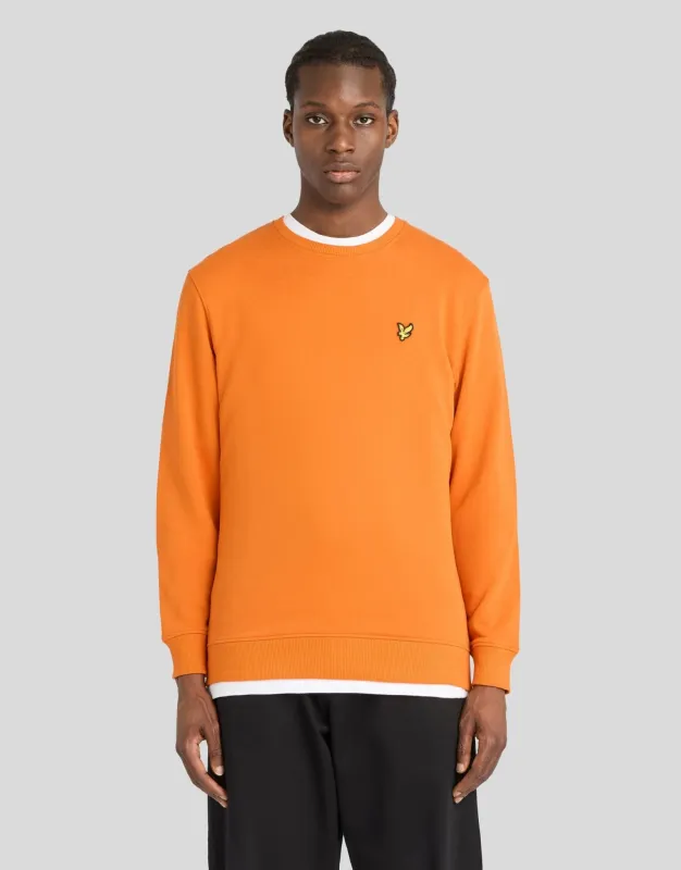 Cotton Crew Neck Sweatshirt made by Lyle & Scott