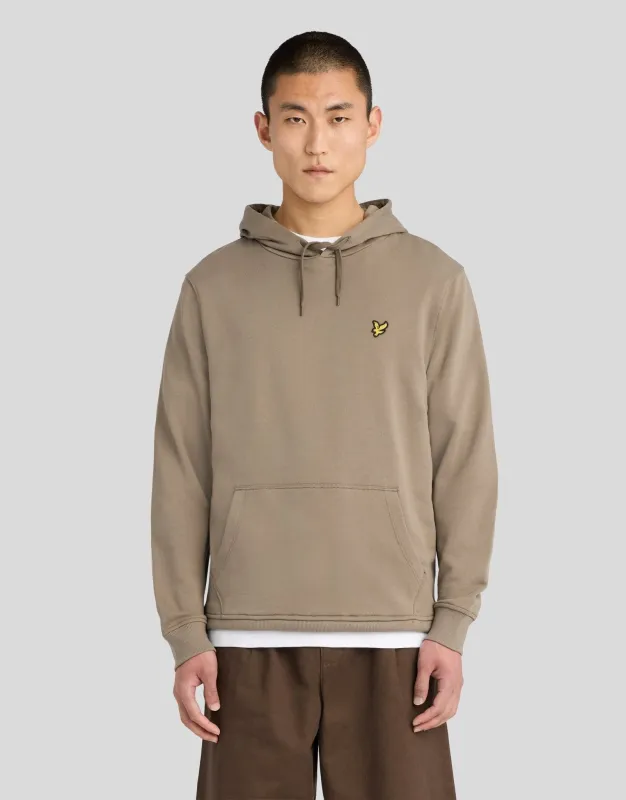 Loopback Cotton Hoodie made by Lyle & Scott