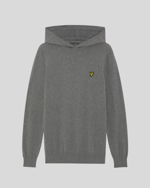 Merino Cotton Performance Hoodie made by Lyle & Scott