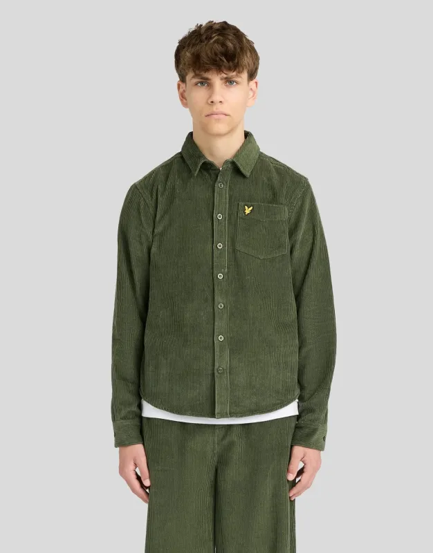 Long Sleeve Corduroy Shirt made by Lyle & Scott