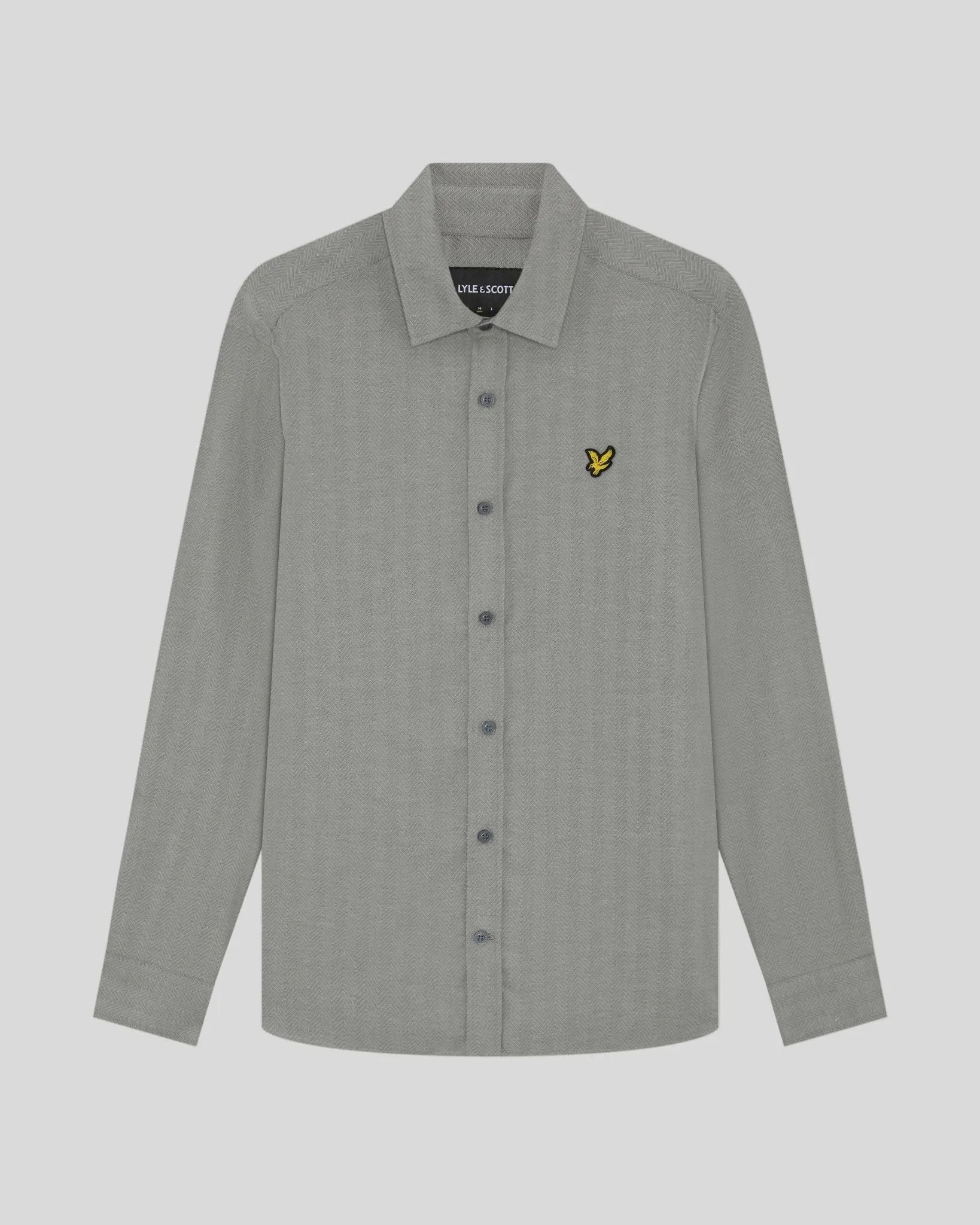 Herringbone Flannel Shirt sold by Lyle & Scott product image thumbnail 5