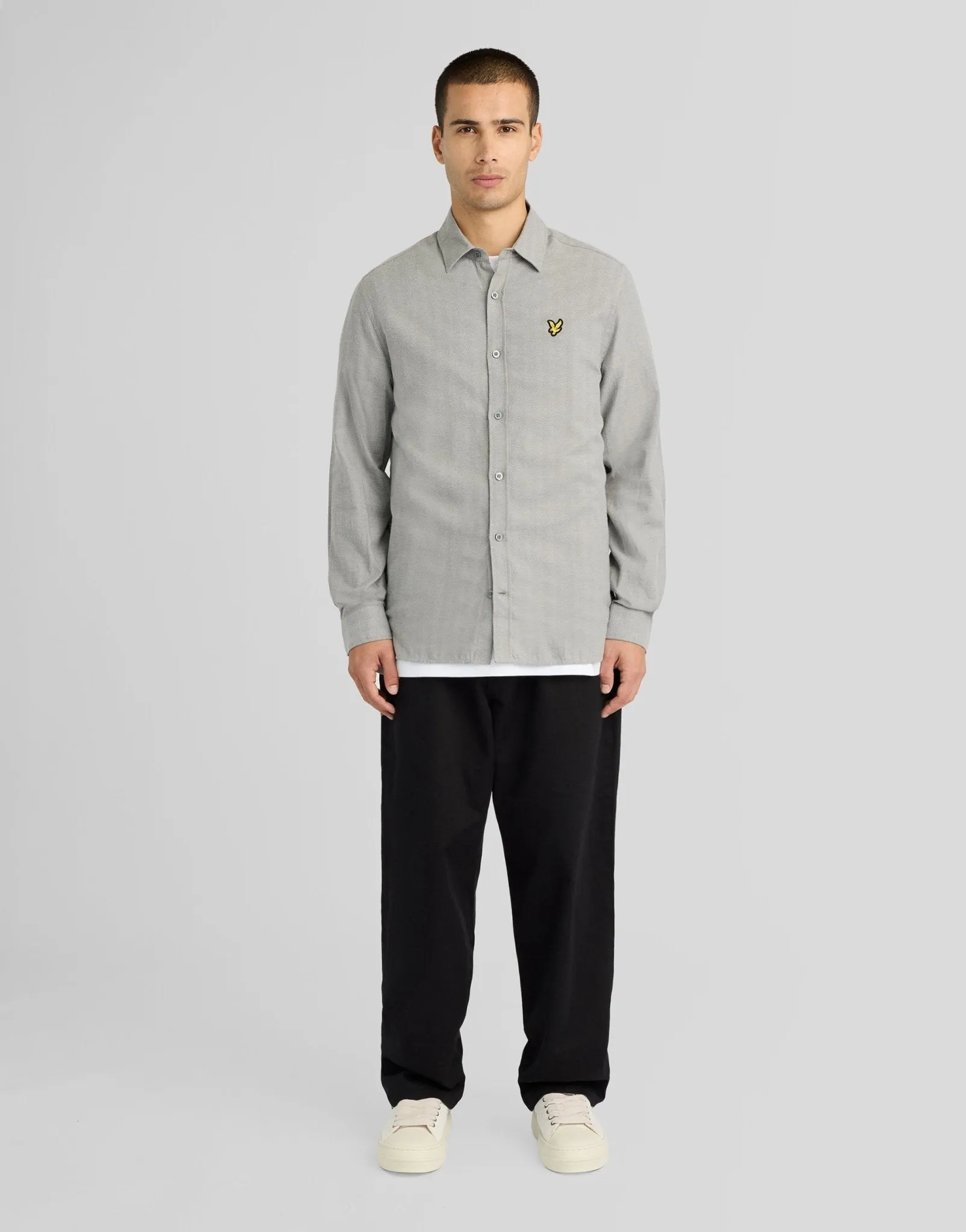 Herringbone Flannel Shirt sold by Lyle & Scott product image thumbnail 2