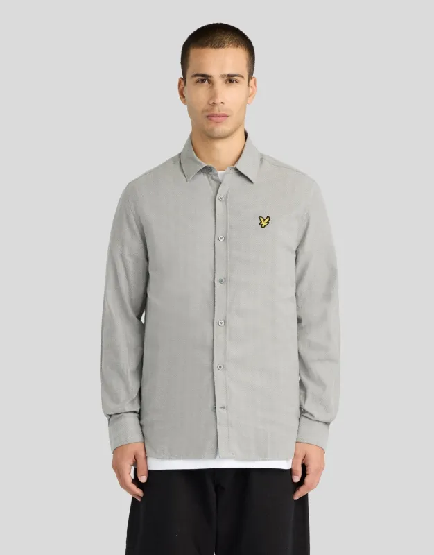 Herringbone Flannel Shirt made by Lyle & Scott