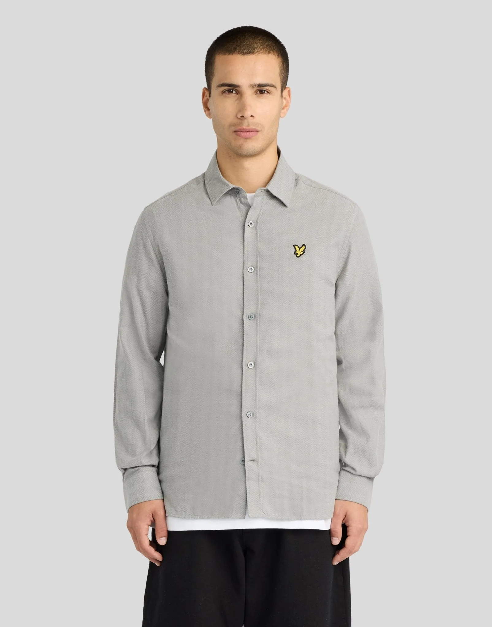 Herringbone Flannel Shirt sold by Lyle & Scott
