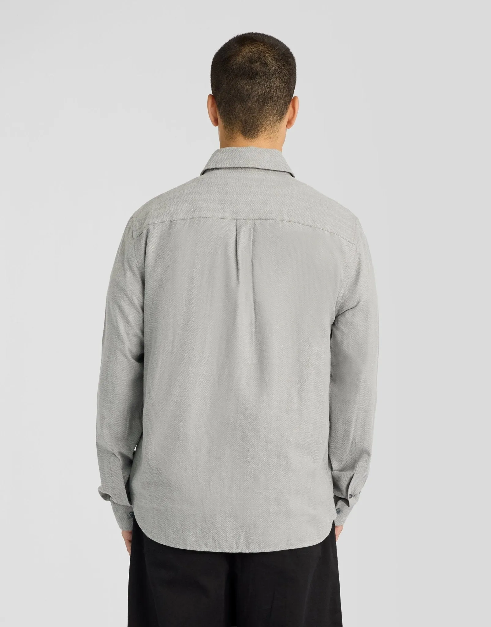 Herringbone Flannel Shirt sold by Lyle & Scott product image thumbnail 4