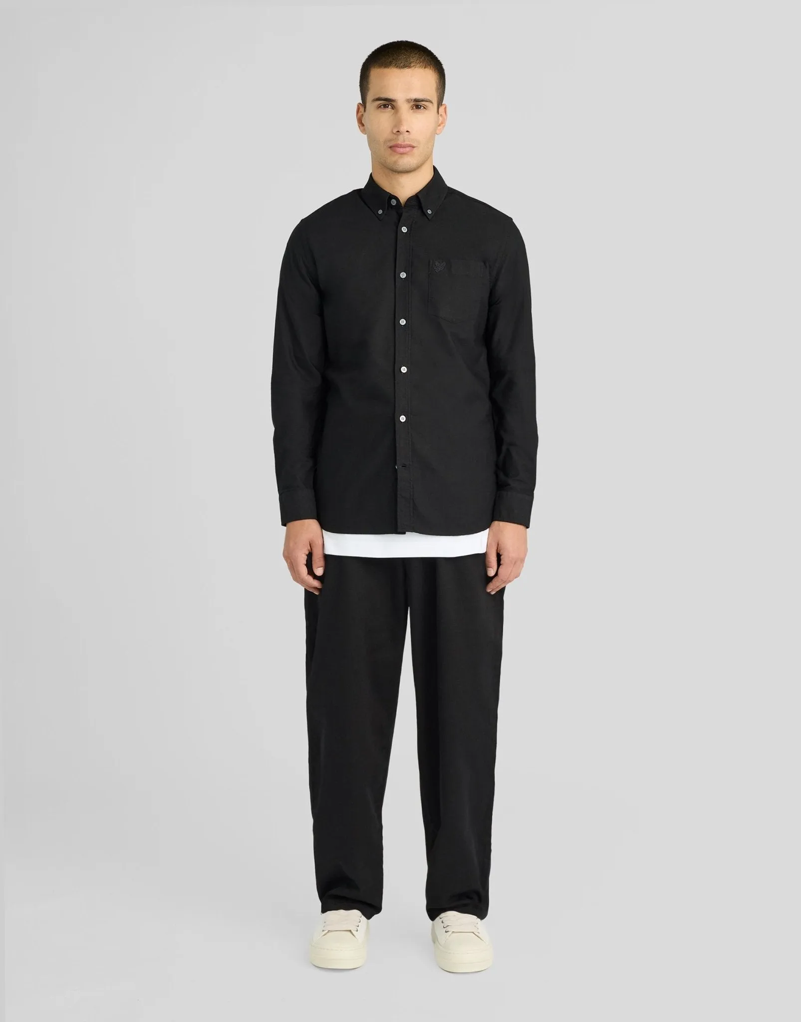Tonal Button Down Oxford Shirt sold by Lyle & Scott product image thumbnail 2