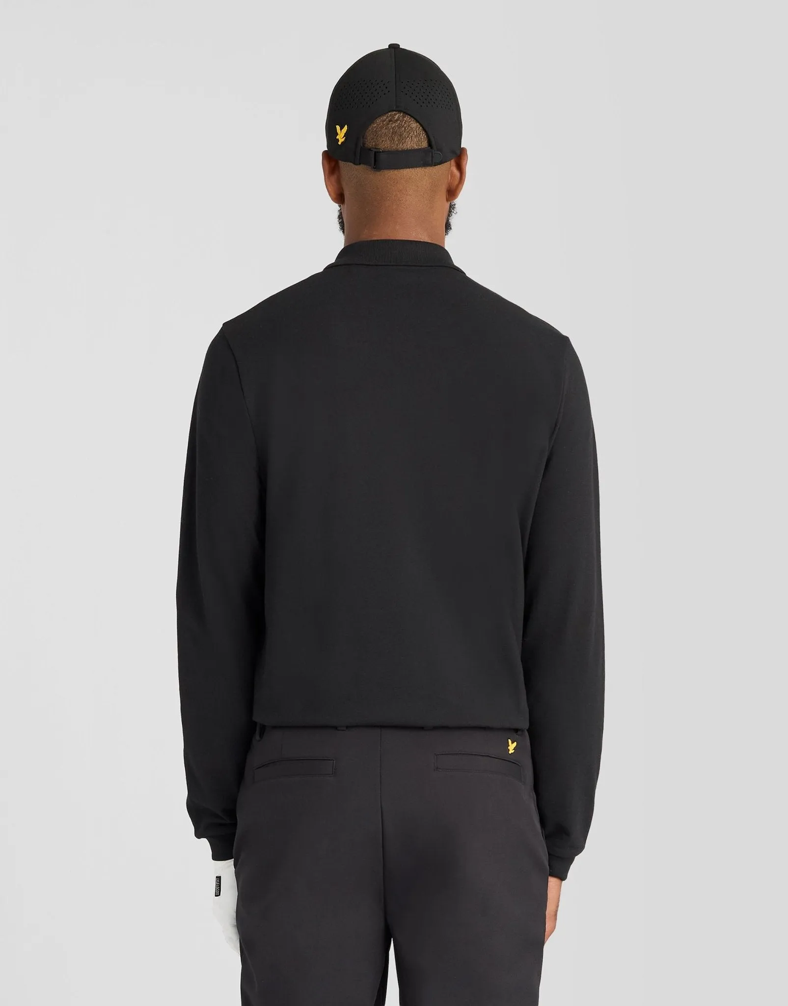 Technical Long Sleeve Polo Shirt sold by Lyle & Scott product image thumbnail 4